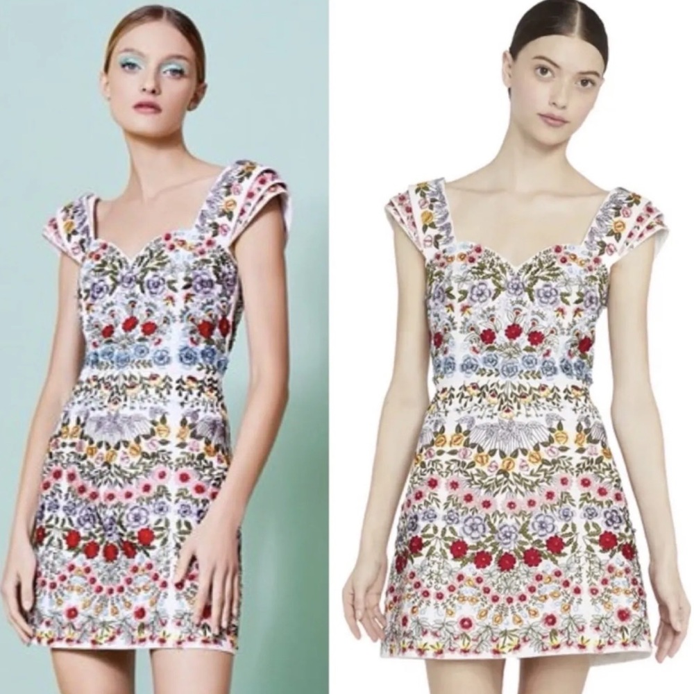 Alice + Olivia Crystal Beaded Dress